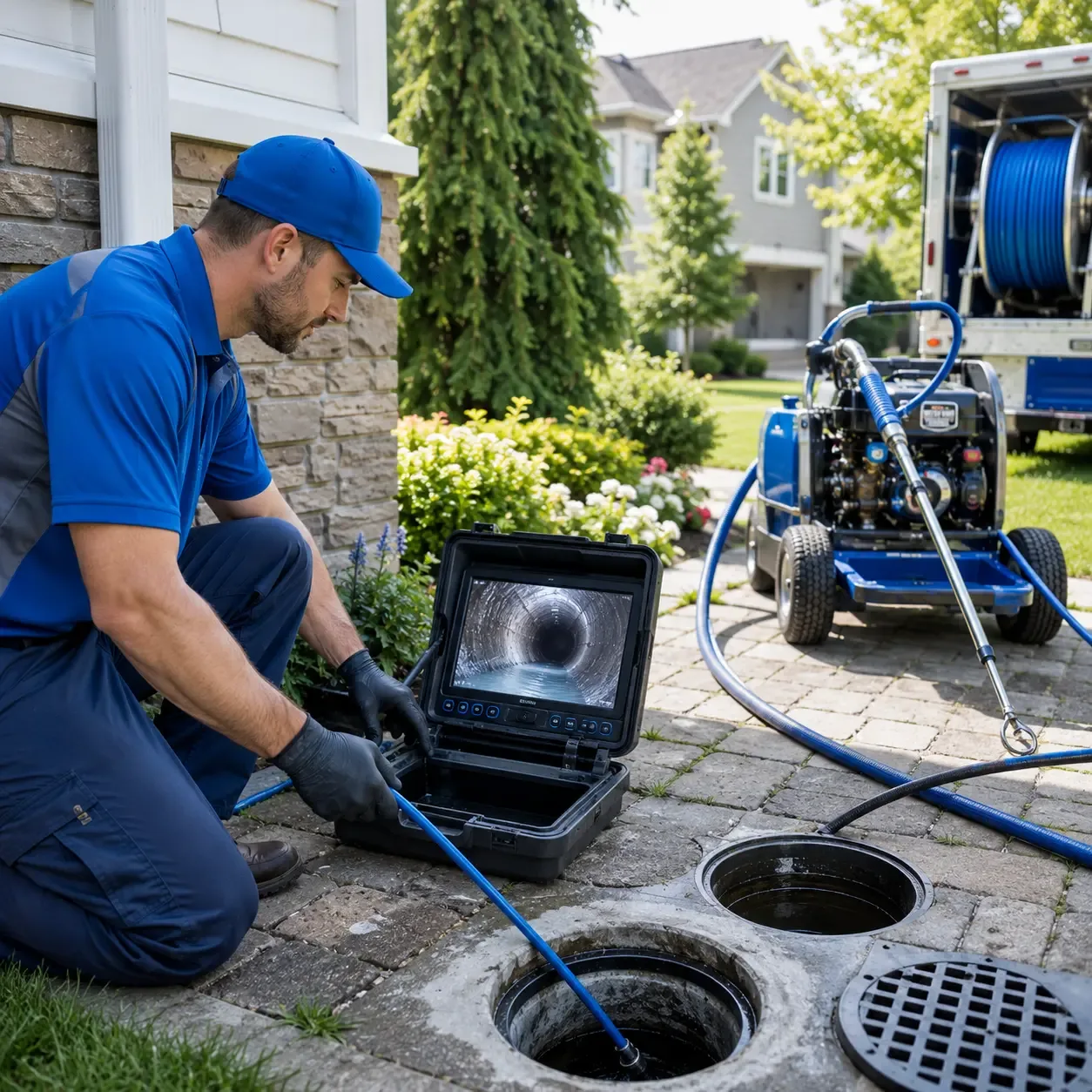 Outdoor drain cleaning professionals serving Milford, PA